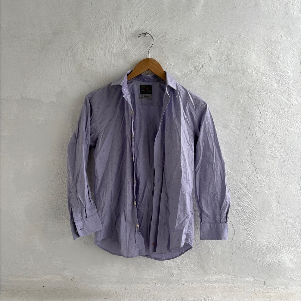 Thomas dean boys M (10-12) button down long sleeve